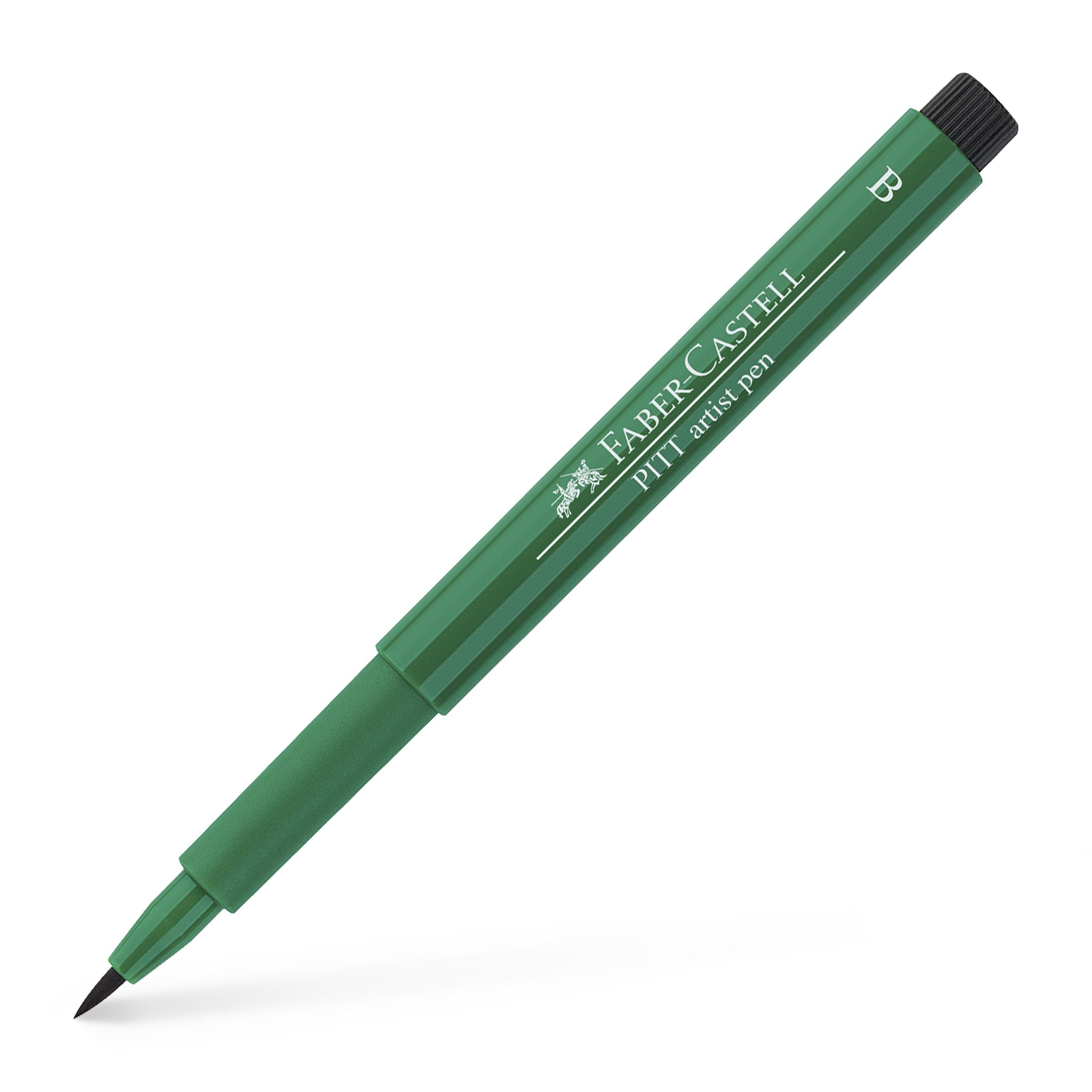 PITT ARTIST PEN BRUSH VERDE INCHIS FABER-CASTELL PITT ARTIST PEN BRUSH VERDE INCHIS FABER-CASTELL